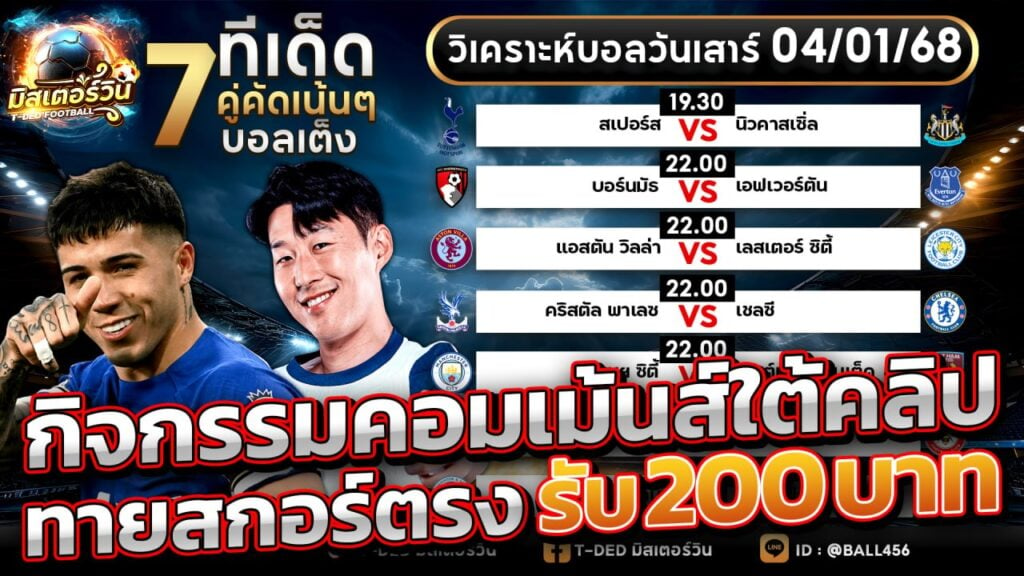 กิจกรรมทายผล ทางช่อง Youtube 4/1/2025